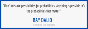 Ray Dalio Probabilities Quote