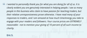 2ndSkies Trading With Chris Capre Testimonial
