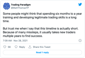 Trading Paradigm Tweet 11:28