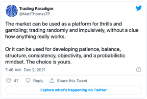 Trading Paradigm Tweet 12:2