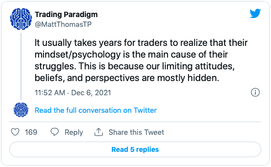 Trading Paradigm Tweet 12:6