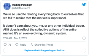 Trading Paradigm Tweet 12:7