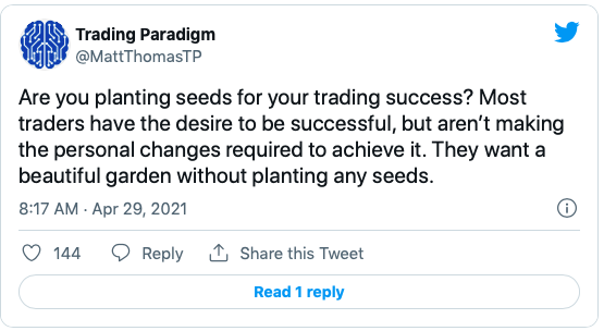 Trading Paradigm Tweet 4:29