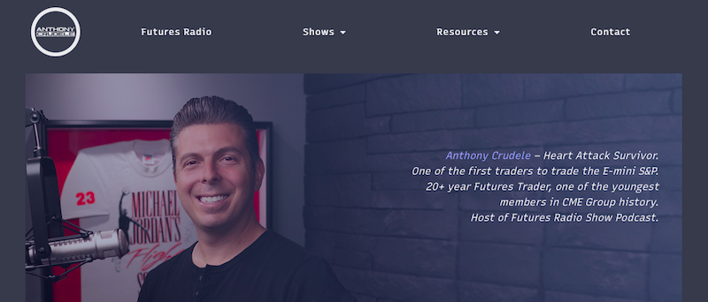 What is the Futures Radio Show Hosted By Anthony Crudele?