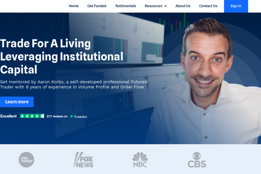 What is Funding Accelerator With Aaron Korbs at Tradacc